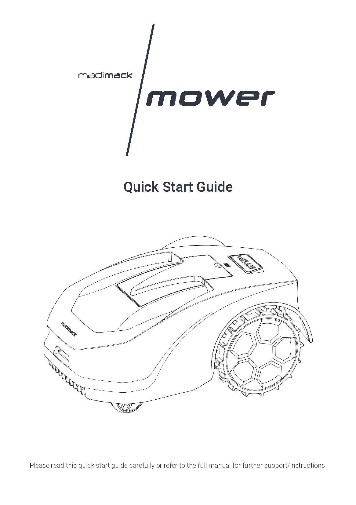 Madimack-Mower-Quick Guide-AU