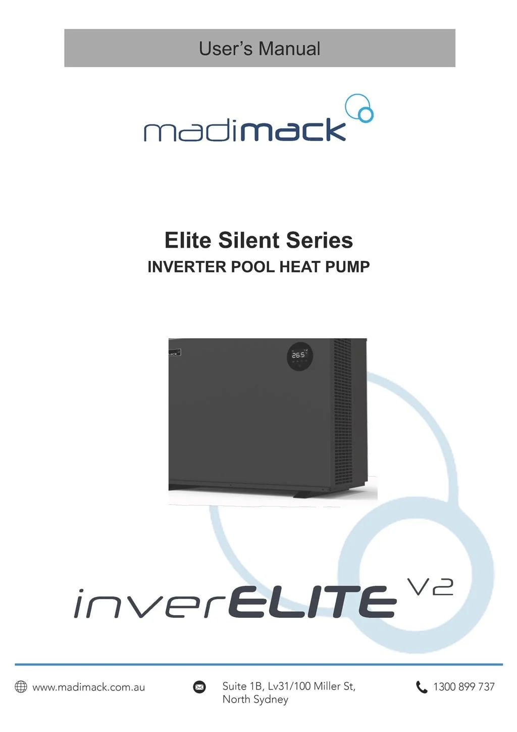Madimack-inverELITE V2-Elite Silent-User Manual-AU