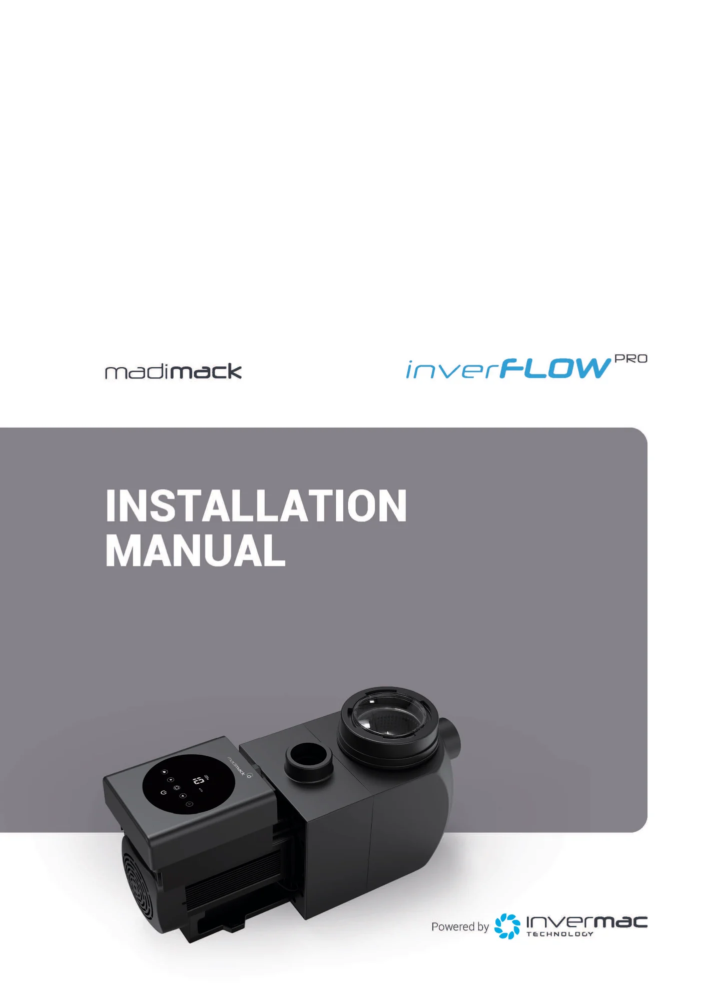 InverFlow Pro - User manual CA COVER