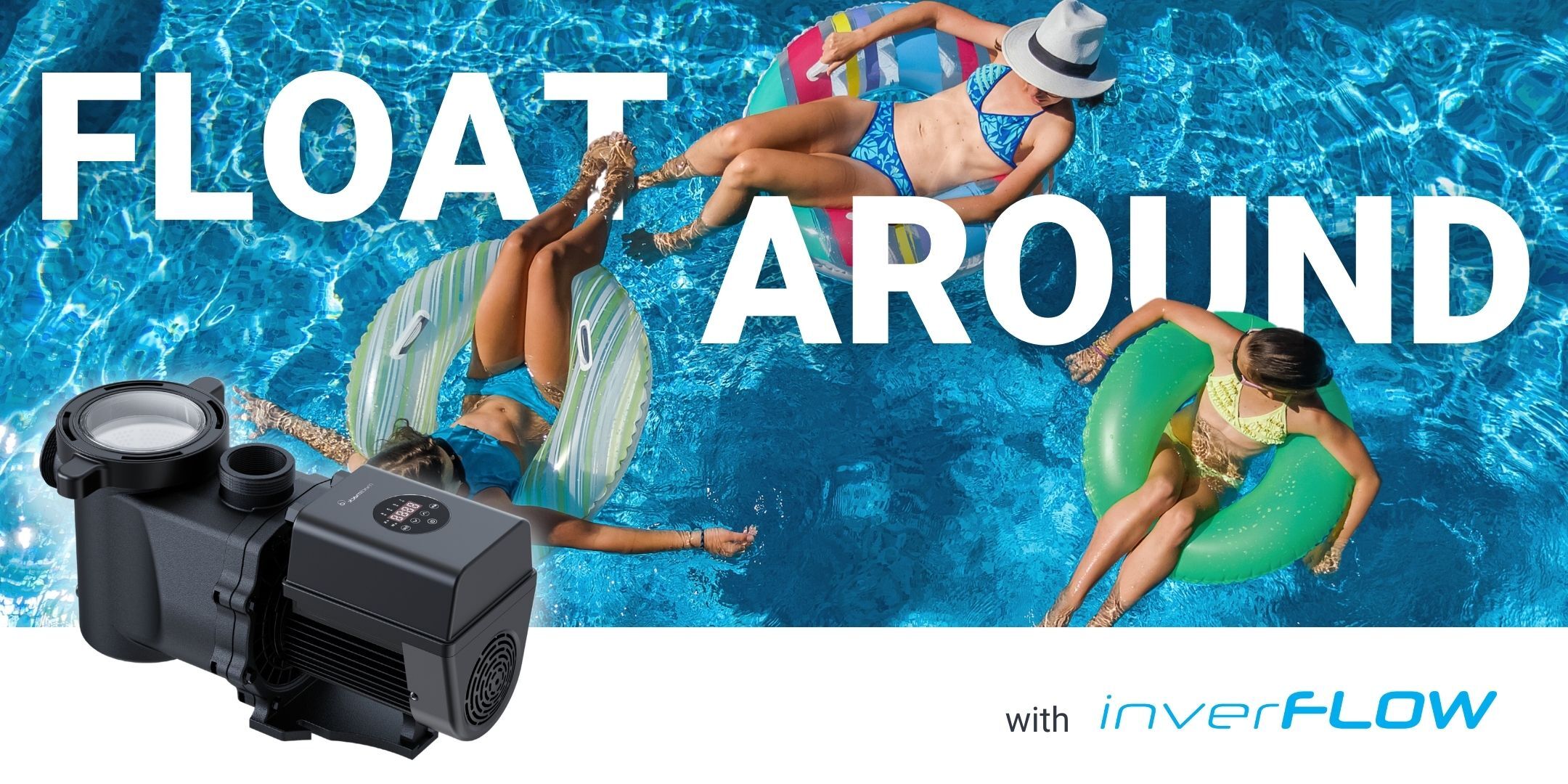 Madimack-InverFLOW-Inverter Pool Pump-Float Around-Banner-NA