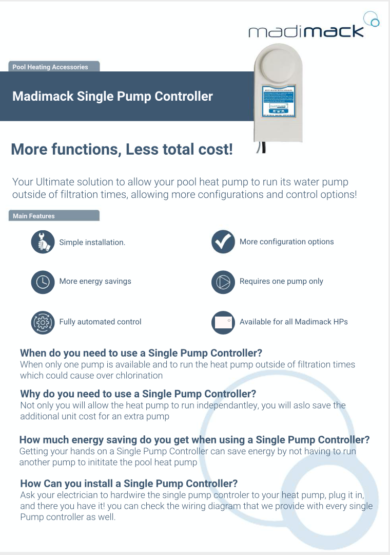 Single Pump control